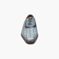 Stacy Adams Men's Riccardi Plain Toe Oxford - Light Blue Multi -Shoe Promotion Store 0 50860.1678301323