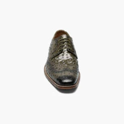 Stacy Adams Men's Gennaro Wingtip Oxford - Olive -Shoe Promotion Store 0 59617.1678117547