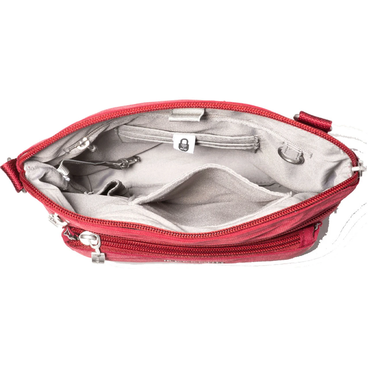 Baggallini Modern Pocket Crossbody - Ruby Red 3 Baggallini Modern Pocket Crossbody - Ruby Red - Image 3