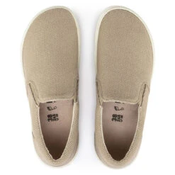 Birkenstock Women's Oswego Canvas/Suede - Sandcastle (Narrow Width) -Shoe Promotion Store 1019162 top 74504.1654536349