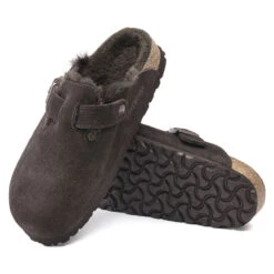 Birkenstock Boston Shearling - Mocha (Narrow Width) -Shoe Promotion Store 1020529 sole 80904.1636043566