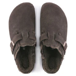 Birkenstock Boston Shearling - Mocha (Narrow Width) -Shoe Promotion Store 1020529 top 91342.1636043574