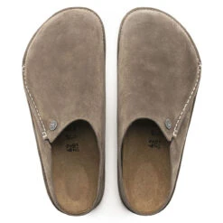 Birkenstock Zermatt Suede Leather - Gray Taupe (Narrow Width) -Shoe Promotion Store 1021318 top 10784.1645631966