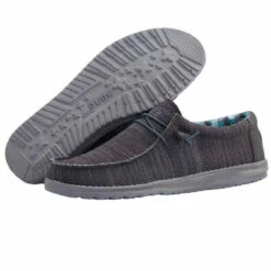 Hey Dude Men's Wally Sox - Charcoal -Shoe Promotion Store 110354000 WALLY SOX CHARCOAL 03 2048x2048 65784.1651094237