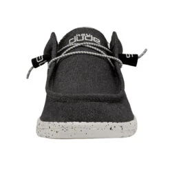 Hey Dude Men's Wally Stretch - Opal Black -Shoe Promotion Store 110384724 WALLY STRETCH OPAL BLACK LEFT 4 33647.1661970804