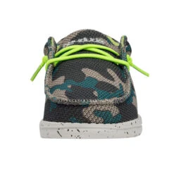 Hey Dude Youth Wally Sox - Taupe Camo -Shoe Promotion Store 130137034 WALLY YOUTH SOX TAPUE CAMO LEFT 4 03832.1654718456