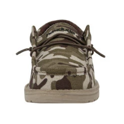 Hey Dude Youth Wally - Camo Flag -Shoe Promotion Store 130137037 WALLY YOUTH CAMO FLAG LEFT 4 41562.1667326292