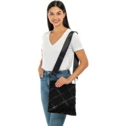 Haute Shore Val Convertible Woven Crossbody - Noir -Shoe Promotion Store 1 16736.1665175155