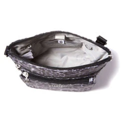 Baggallini Modern Pocket Crossbody - Grey Wild Cheetah -Shoe Promotion Store 1 32177.1682617707