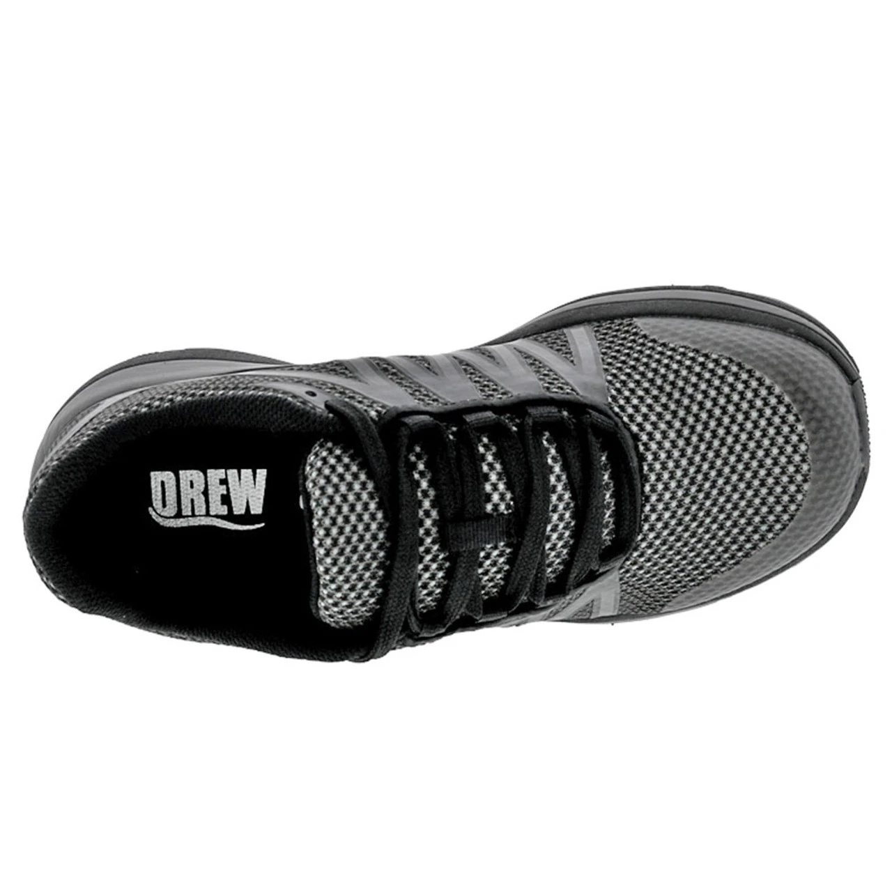 Drew Women's Balance - Black Leather / Black Mesh 4 Drew Women's Balance - Black Leather / Black Mesh - Image 4