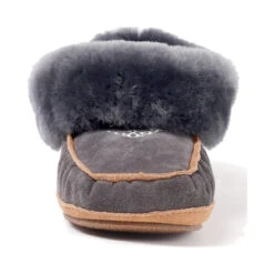 Superlamb Women's Navajo Moccasin - Charcoal -Shoe Promotion Store 1 37512.1666115773