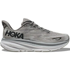 HOKA ONE ONE Men's Clifton 9 - Harbor Mist / Black (Medium Width)
