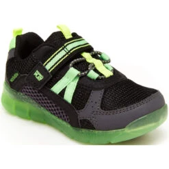 Stride Rite Little Kid's Made2play Levee - Black / Neon