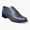 Stacy Adams Men's Madison Plain Toe Oxford - Blue Anaconda