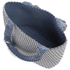 Ilse Jacobsen Hornbaek Bag 08 Reversible Tote Bag - Navy -Shoe Promotion Store 1 40907.1666878467