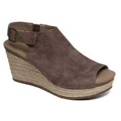 Aetrex Women's Sherry Espadrille - Deep Taupe