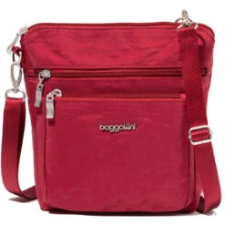 Shoe Promotion Store 21 Baggallini Modern Pocket Crossbody - Ruby Red