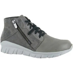 Naot Women's Polaris - Fog Gray Leather / Gray Marble Suede