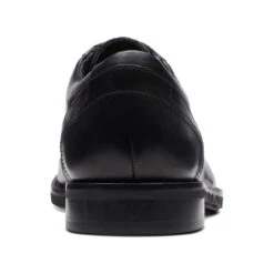 Clarks Men's Un Hugh Cap - Black Leather -Shoe Promotion Store 1 74416.1686941032
