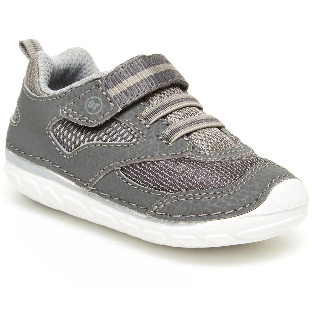 Stride Rite Little Kid's Soft Motion Adrian - Grey 1 Stride Rite Little Kid's Soft Motion Adrian - Grey