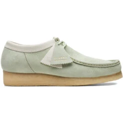 Clarks Men's Wallabee - Pale Green -Shoe Promotion Store 1 76942.1672943003