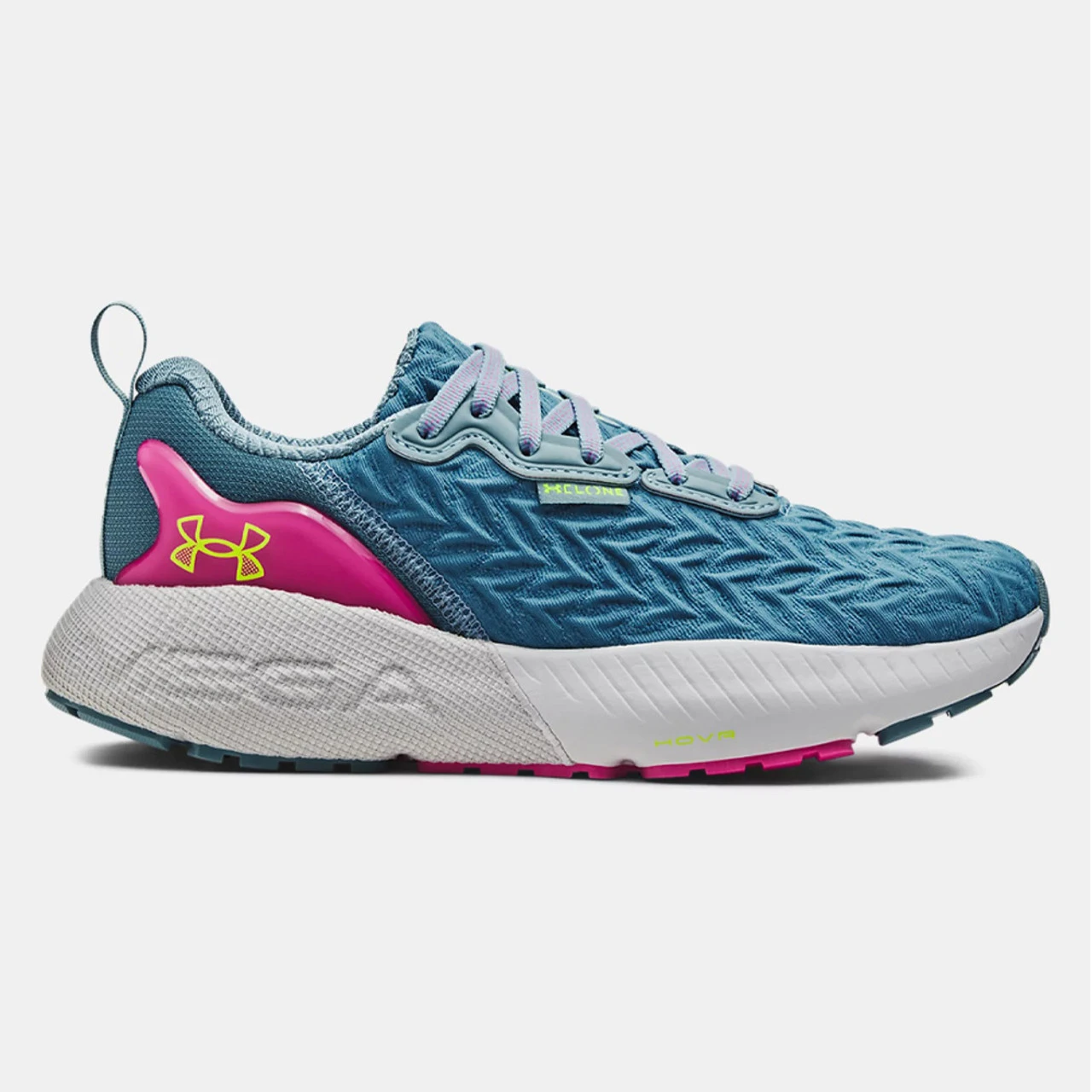 Under Armour Women's UA HOVR Mega 3 Clone - Still Water / Gray Mist / Lime Surge 1 Under Armour Women's UA HOVR Mega 3 Clone - Still Water / Gray Mist / Lime Surge
