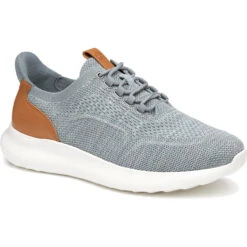 Johnston Murphy Men's Amherst 2.0 Knit Plain Toe - Grey Heathered Knit