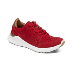 Aetrex Women's Laura Arch Support Sneakers - Red