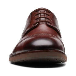 Clarks Men's Un Hugh Cap - Mahogany -Shoe Promotion Store 2 23061.1686944573