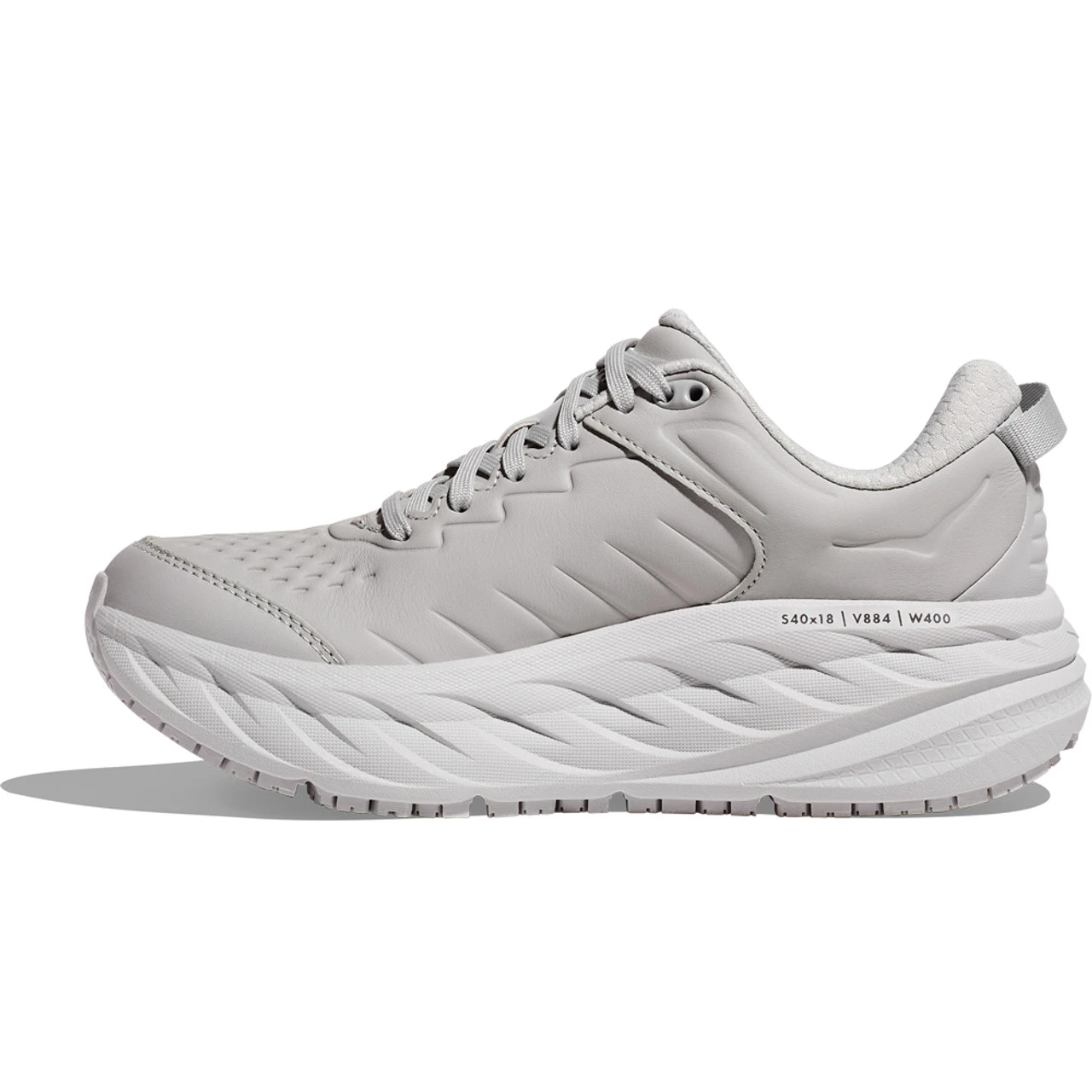 HOKA ONE ONE Men's Bondi Slip Resistant - Harbor Mist / Lunar Rock (Medium Width) 4 HOKA ONE ONE Men's Bondi Slip Resistant - Harbor Mist / Lunar Rock (Medium Width) - Image 4