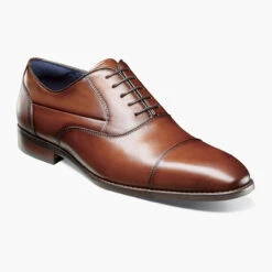 Stacy Adams Men's Kallum Cap Toe Oxford - Cognac