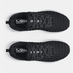 Under Armour Men's UA HOVR Mega 3 Clone - Black / White / Metallic Gun Metal -Shoe Promotion Store 2 34729.1682527807