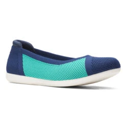 Clarks Women's Carly Wish - Navy / Green