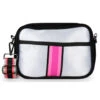Haute Shore Drew Disco Neoprene Crossbody - White / Pink