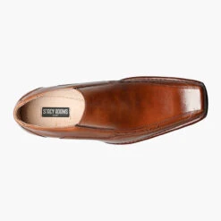 Stacy Adams Men's Templin Bike Toe Loafer - Cognac -Shoe Promotion Store 2 48572.1677770599