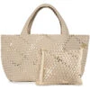 Haute Shore Bobbi Noir Woven Tote - Buff