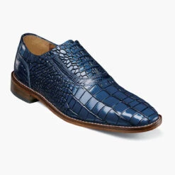 Stacy Adams Men's Riccardi Plain Toe Oxford - Blue