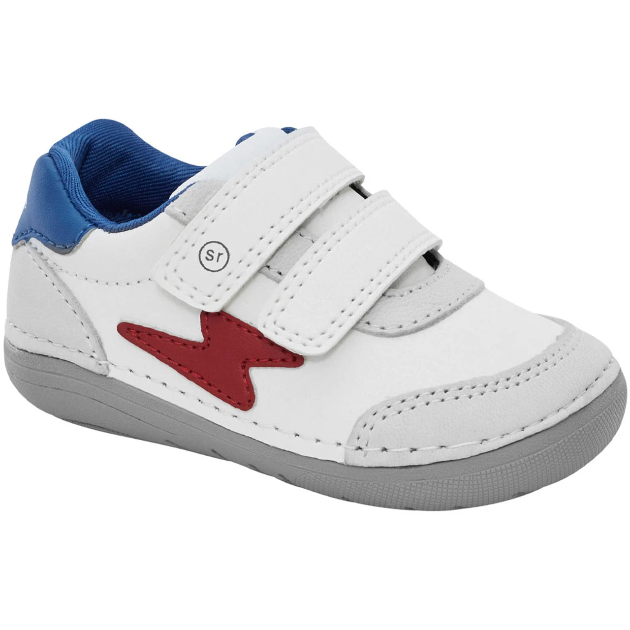 Stride Rite Little Kid's Soft Motion Kennedy Sneaker - White Multi 1 Stride Rite Little Kid's Soft Motion Kennedy Sneaker - White Multi