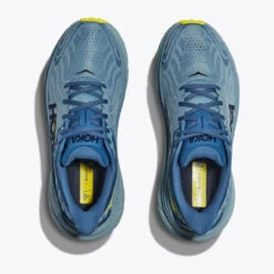 HOKA ONE ONE Men's Challenger 7 - Stone Blue / Evening Primrose (Medium Width) -Shoe Promotion Store 2 83127.1670878445