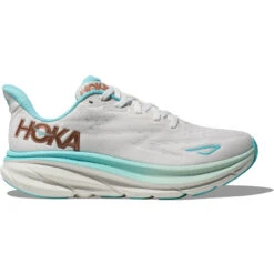 HOKA ONE ONE Women's Clifton 9 - Frost / Rose Gold (Medium Width)