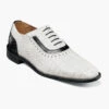 Stacy Adams Men's Riccardi Plain Toe Oxford - Black With White