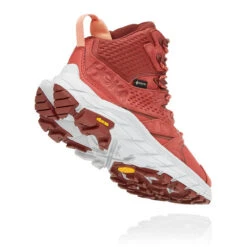 HOKA ONE ONE Women's Anacapa Mid Gore-Tex - Hot Sauce / Cherry Mahogany (Medium Width) -Shoe Promotion Store 2 99843.1675720593