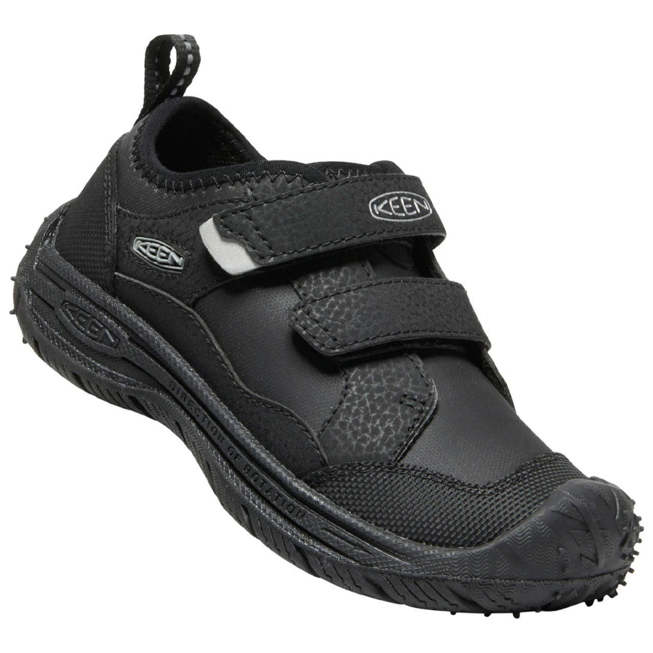 KEEN Little Kids' Speed Hound - Black / Silver 2 KEEN Little Kids' Speed Hound - Black / Silver - Image 2