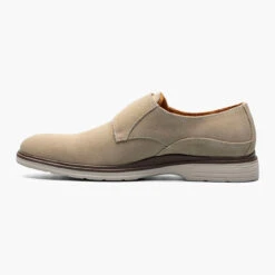 Stacy Adams Men's Taylen Plain Toe Monk Strap - Sandstone Suede -Shoe Promotion Store 3 03355.1678388979