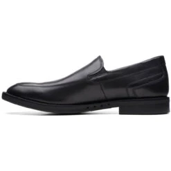 Clarks Men's Un Hugh Step - Black Leather -Shoe Promotion Store 3 25106.1689275146
