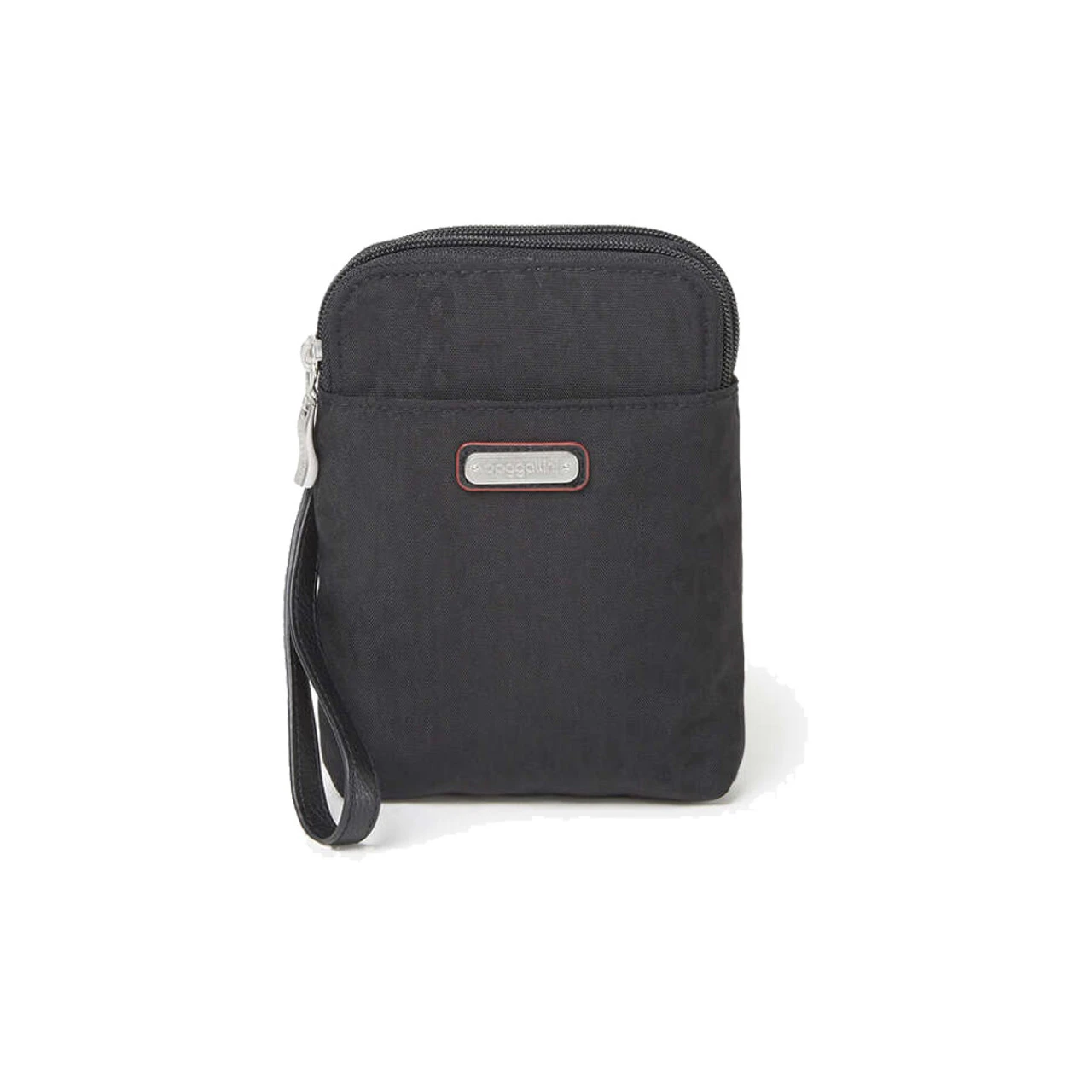 Baggallini Take Two RFID Bryant Crossbody - Black Cheetah Emboss 2 Baggallini Take Two RFID Bryant Crossbody - Black Cheetah Emboss - Image 2