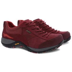 Dansko Women's Paisley - Red Burnished Suede -Shoe Promotion Store 3 33706.1658936728