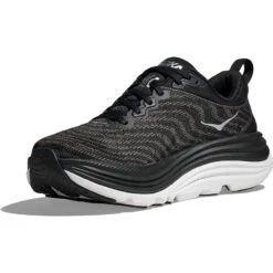HOKA ONE ONE Women's Gaviota 5 - Black / White (Wide Width) -Shoe Promotion Store 3 38159.1690556292.1280.1280 87374.1691090591