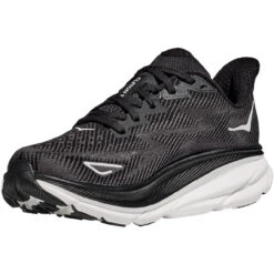 HOKA ONE ONE Women's Clifton 9 - Black / White (Wide Width) -Shoe Promotion Store 3 49482.1675201845.1280.1280 43260.1675288066