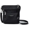 Baggallini Modern Pocket Crossbody - Black Cheetah Emboss